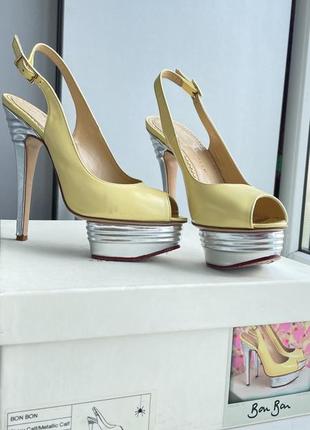 Charlotte olympia босоножки оригинал желтые