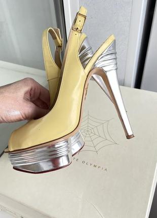 Charlotte olympia босоножки оригинал желтые7 фото