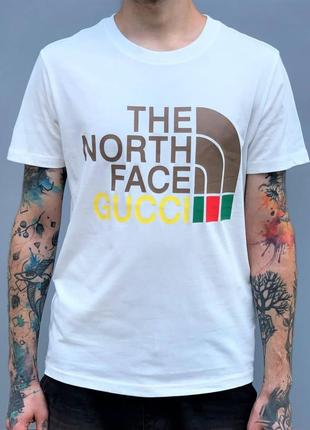 🔥футболки the north face x gucci