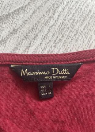 Червона блуза massimo dutti6 фото