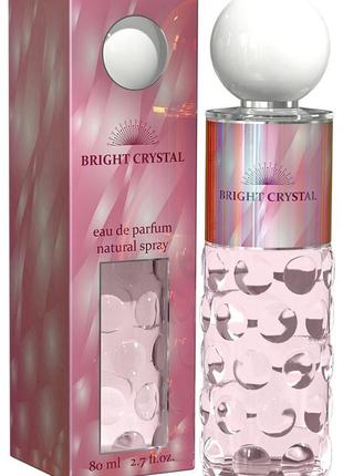 Жіноча парфумована вода lusso "bright crystal" 80 мл, edp