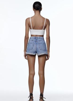 Джинсові шорти zara 3