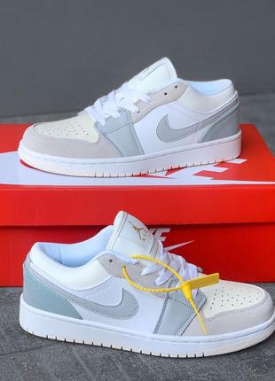 🔥кроссовки женские nike jordan 1 white