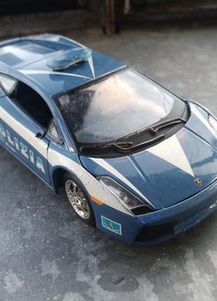 Металічна автомодель 1:24 lamborghini gallardo машинка автоконструктор burago