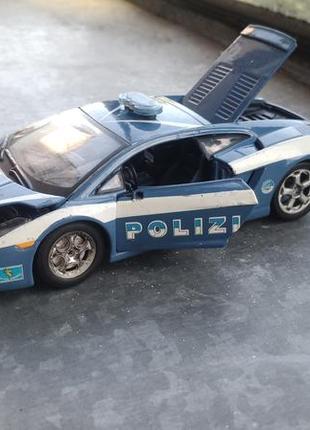 Металічна автомодель 1:24 lamborghini gallardo машинка автоконструктор burago2 фото