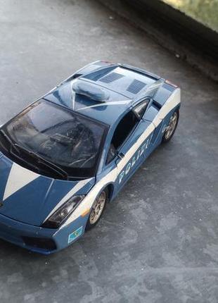 Металічна автомодель 1:24 lamborghini gallardo машинка автоконструктор burago4 фото