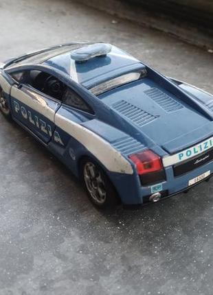 Металічна автомодель 1:24 lamborghini gallardo машинка автоконструктор burago10 фото