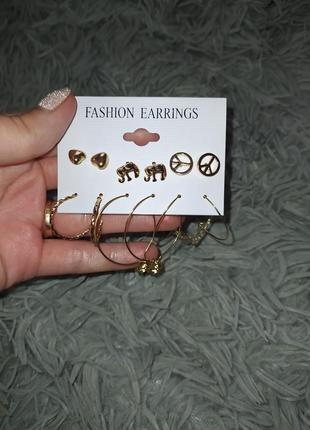 Набір сережок