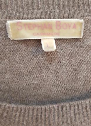 Оригінальний кашеміровий светр туніка преміум бренд stephan boya5 фото