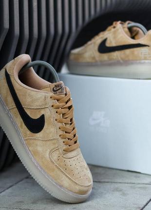 Кросівки чоловічі nike air force lou luxury suede /кросівки чоловічі найк аір форс