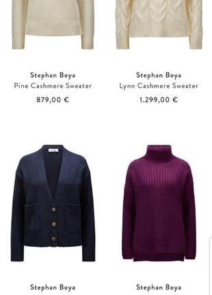 Оригінальний кашеміровий светр туніка преміум бренд stephan boya8 фото
