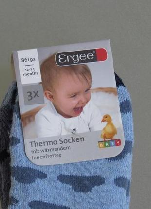 Теплые зимние носочки для младенцев ergee3 фото
