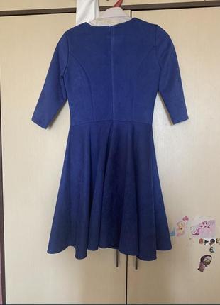 Платье синие2 фото