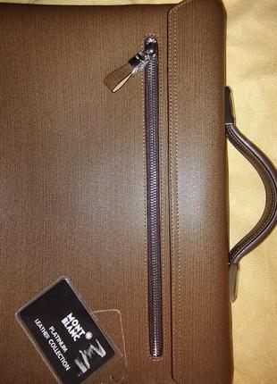 Портфель кожаный шкіряний montblanc оригинал с кодовым замком2 фото