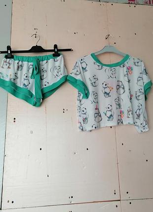 Домашній костюм піжама відкрита спинкадомашний костюм пижама открытая спинка