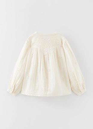 Текстурированная блузка zara 2