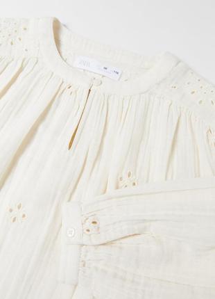 Текстурированная блузка zara 3