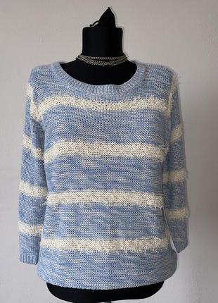 Актуальний светер, джемпер в полоску, стильний,модний, трендовий2 фото
