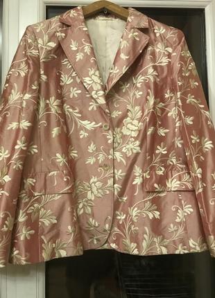 Эксклюзивный жакет пиджак женский шелк von daniels оригинал