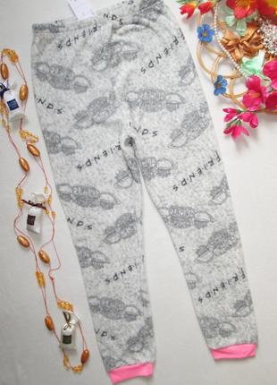 Суперовые плюшевые теплые подростковые пижамные штаны с принтом primark ⛄❄️⛄1 фото