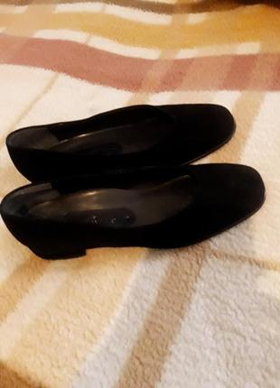 Туфли фирменные brigitte von servas размер 38 натуральная кожа замша