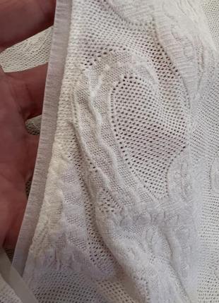 Ажурна гипьюрова ажурна блуза біла желетка3 фото