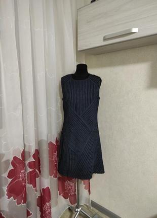 Дизайнерська сукня джинсова сарафан adolfo dominguez2 фото