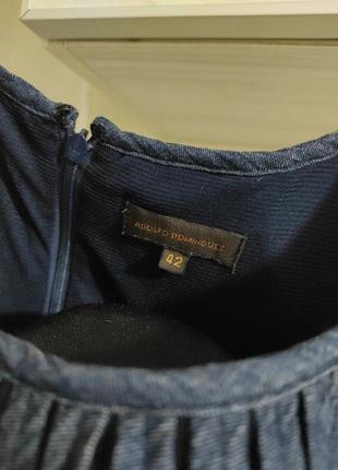 Дизайнерська сукня джинсова сарафан adolfo dominguez3 фото