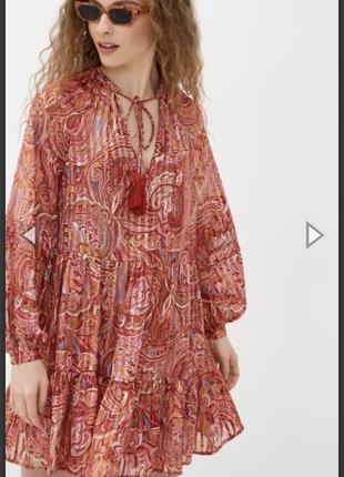 Шикарное платье бохо этно стиль