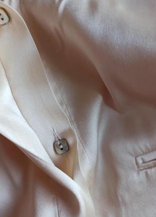 100% шовк шовкова блуза bruno manetti3 фото