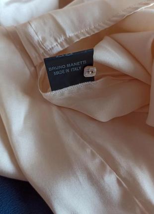 100% шовк шовкова блуза bruno manetti7 фото