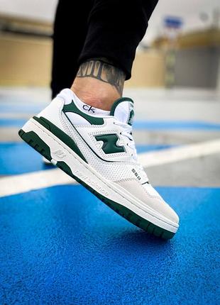 Кросівки чоловічі new balance 550 white black green/кросівки чоловічі нью баланс 550
