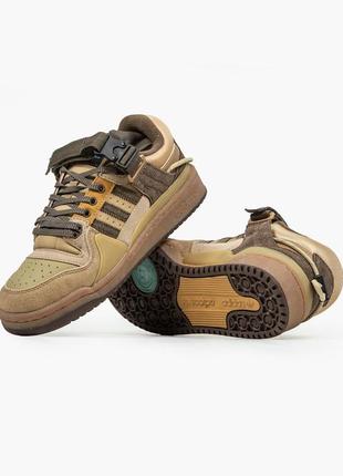 Кросівки bаd bunny x adidas forum khaki