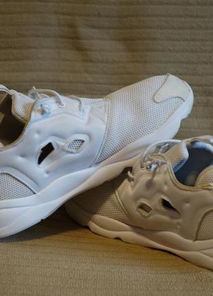 Легкі білі фірмові кросівки reebok furylite mesh 40 1/2 р.