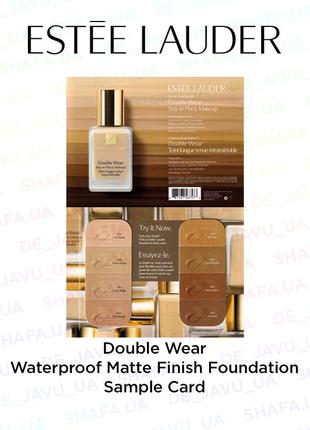 Пробник матуючого тонального крему estee lauder double wear водостійкий матуючий тональний крем