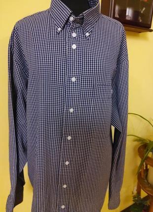 Синя сорочка в клітку великого розміру німеччина разів.54-56