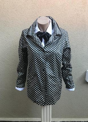 Куртка с пропиткой в горошек,дождевик,плащ,тренч,оригинал, maison scotch