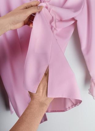 Винтажная женская блузка с розами4 фото