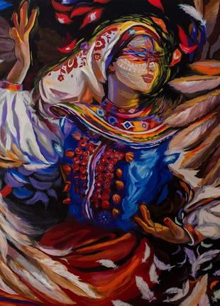 Картина на холсті в українському стилі