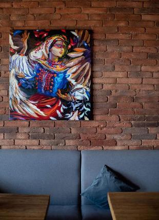 Картина на холсті в українському стилі