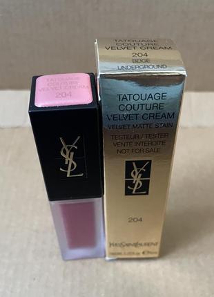 Yves saint laurent tatouage couture velvet cream #204