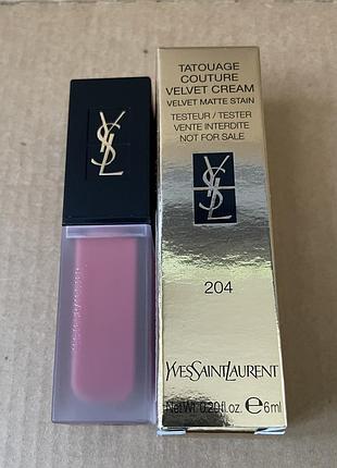 Yves saint laurent tatouage couture velvet cream #204