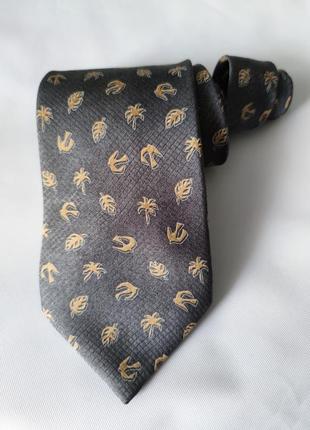 Винтажный шелковый галстук nina ricci /6592/