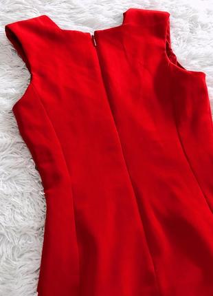 Яркое красное платье mango6 фото