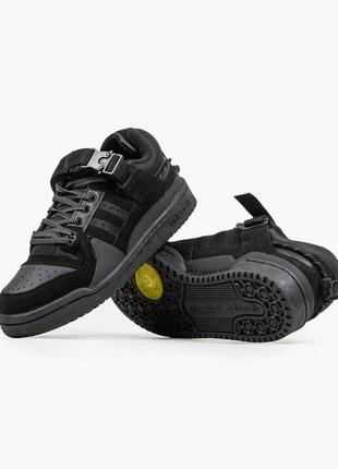 Кросівки чоловічі bаd bunny x adidas forum black/кросівки чоловічі адідас