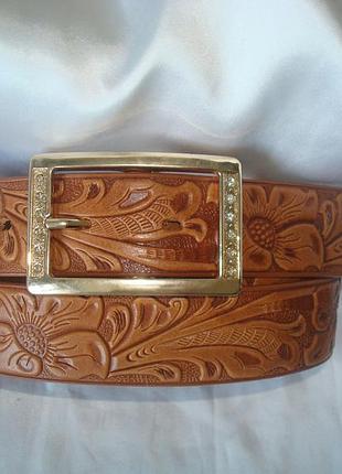 Модный кожаный ремень