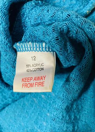 Легка в'їхав пов'язана сукня білі блакитного кольору4 фото