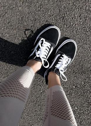 Жіночі, замшеві, текстильні кеді vans old skool / кеди жіночі замша8 фото