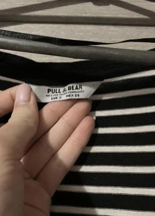 Футболка в полоску pull&bear ,размер 26 s,подойдёт на xs/s/m,очень красиво смотрится на теле,новая2 фото