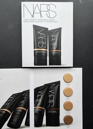 Пробник тонального крему nars pure radiant tinted moisturizer spf 30 сонцезахисний крем тональний3 фото